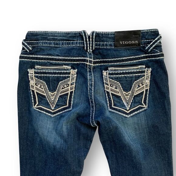 Vigoss Dublin Capri jeans Denim 7 / 8 Length 21 - Picture 12 of 14